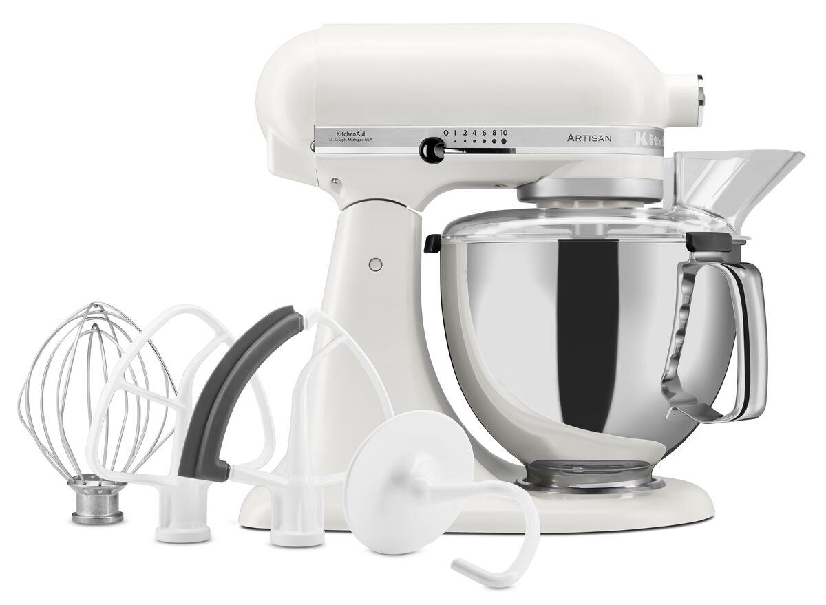 Premium Artisan Tilt-Head Stand Mixer 4.8L – Porcelain White