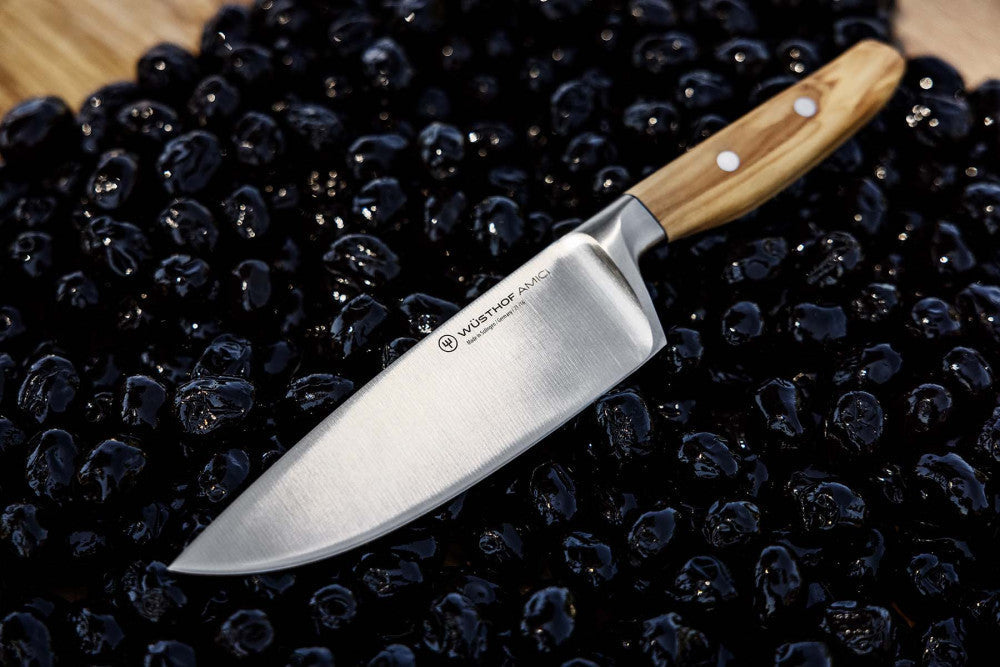 Amici Chef's Knife 16 cm – Olive Wood