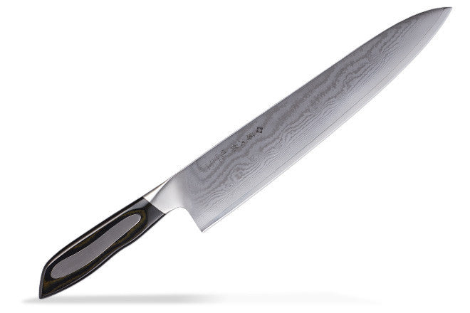 Flash DP Damascus Chef's Knife 270 mm – Black