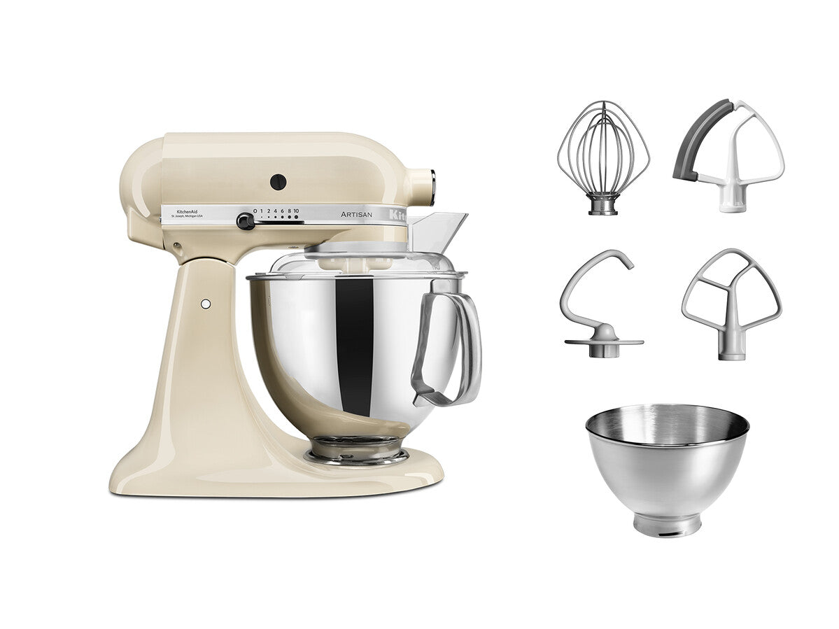 Premium Artisan Tilt-Head Stand Mixer 4.8L – Almond Cream
