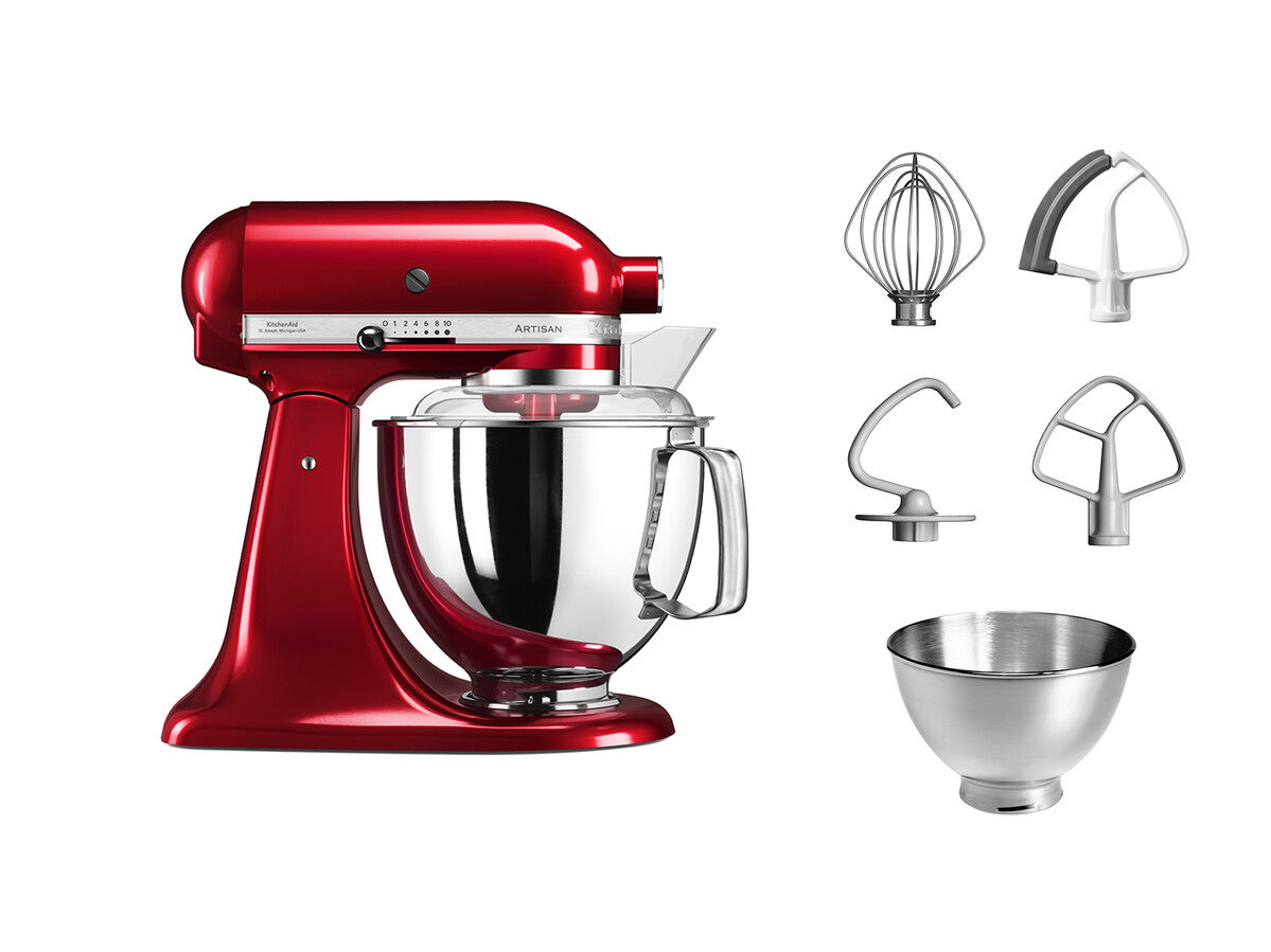Premium Artisan Tilt-Head Stand Mixer 4.8L – Candy Apple
