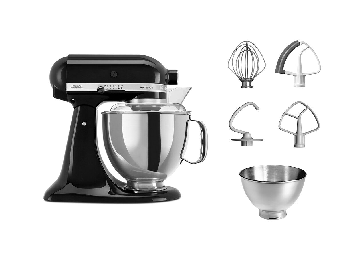 Premium Artisan Tilt-Head Stand Mixer 4.8L – Onyx Black