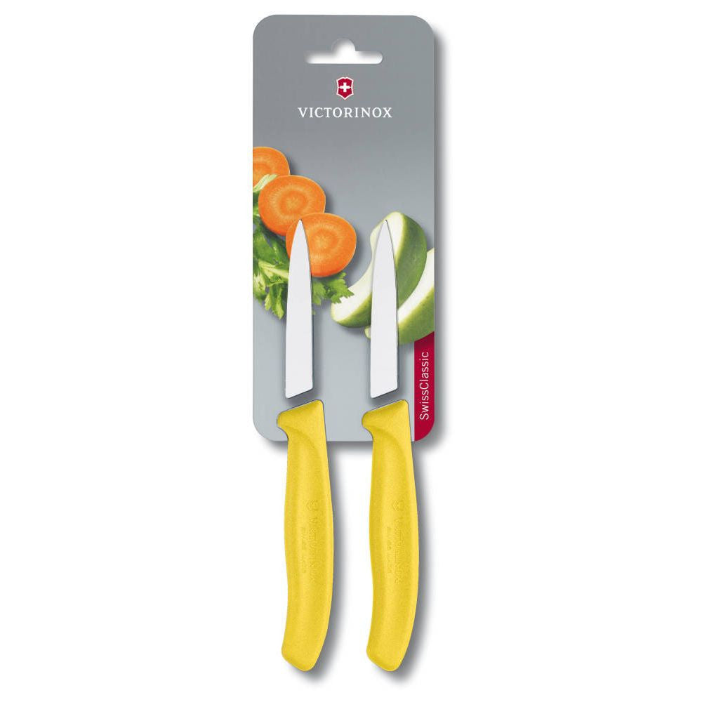 Swiss Classic Vegetable Knife Set, 2 Pieces – Yellow