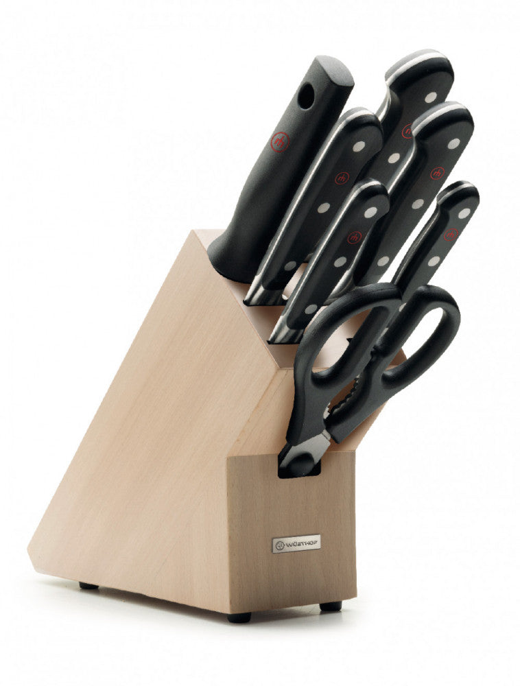 Classic Knife Block Set, 7 Pieces – Beechwood