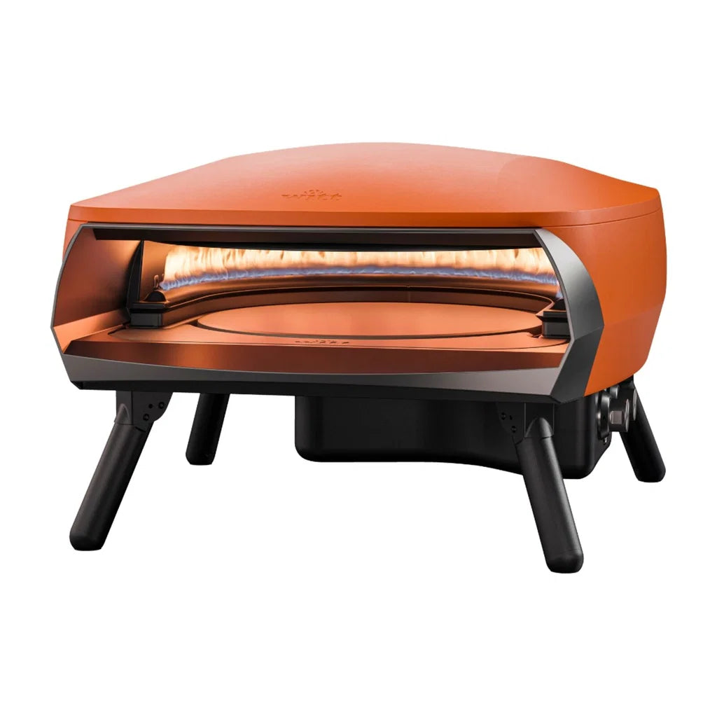Etna Rotante 16" Pizza Oven – Matte Orange