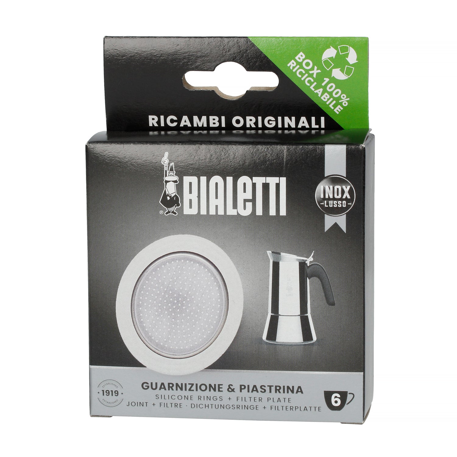 Gasket and Filter Replacement Set, 6 Cup