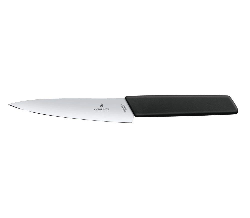 Swiss Modern Kitchen Knife 15 cm – Black