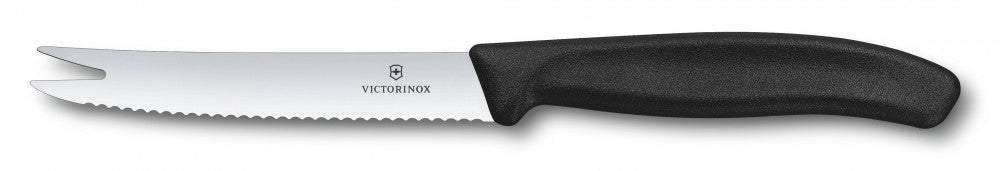 Swiss Classic Cheese And Sausage Knife – Black
