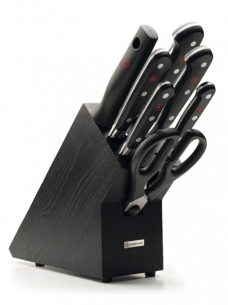 Classic Knife Block Set, 7 Pieces – Ash Wood