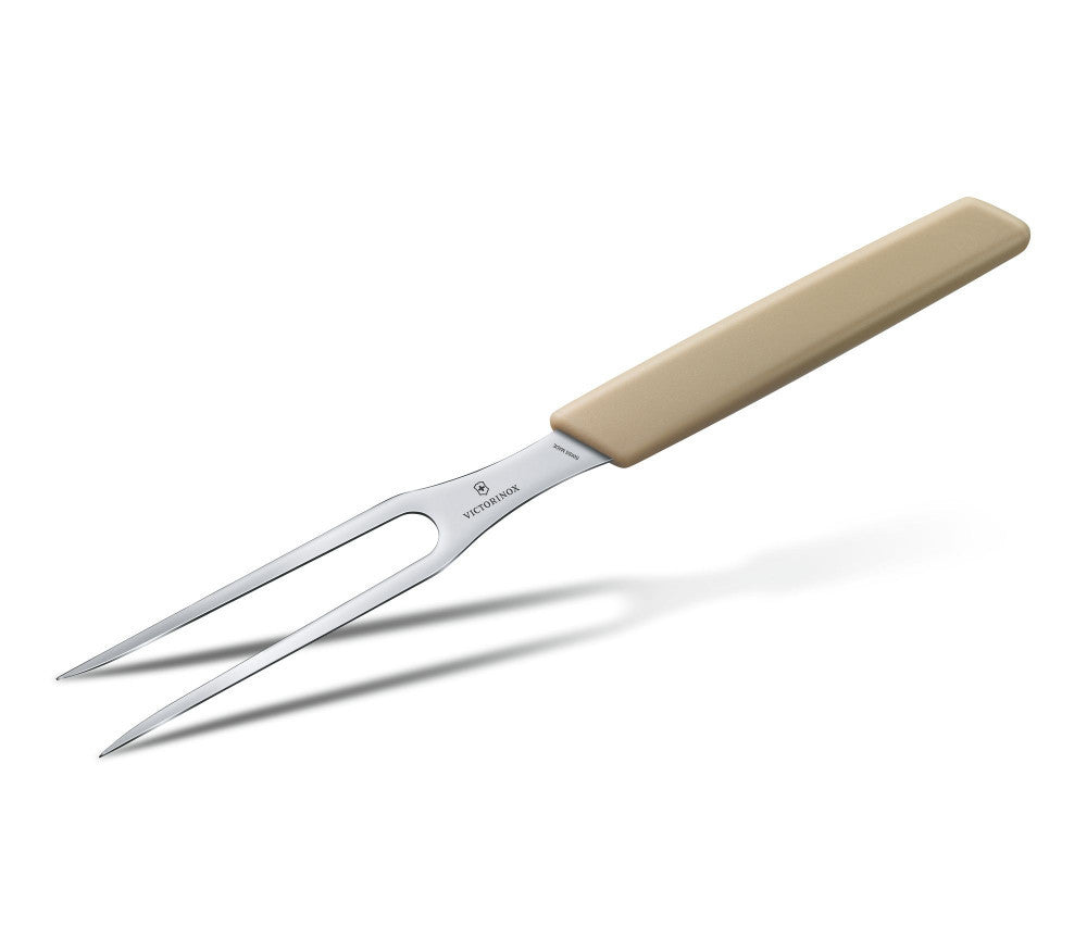 Swiss Modern Carving Fork – Beige