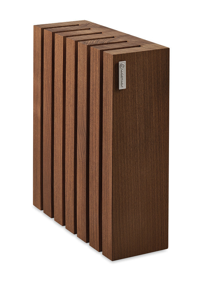 Magnetic Knife Block, 6 Compartments – Beechwood