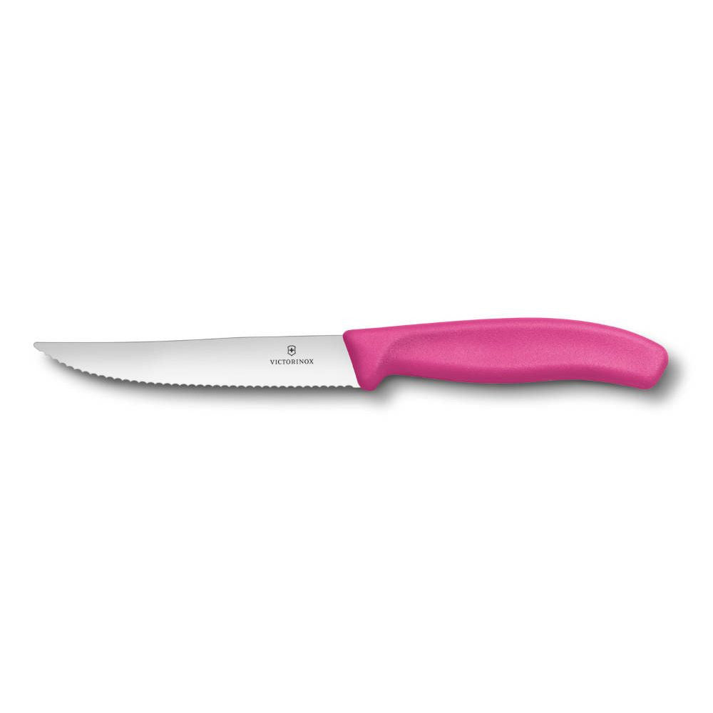 Swiss Classic Gourmet Steak and Pizza Knife – Pink