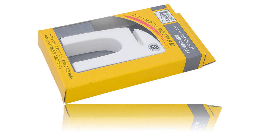 KENT Mini Ceramic Sharpener – White