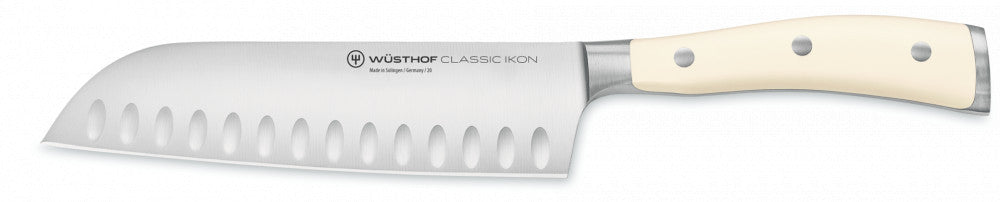 Classic Ikon Creme Santoku Knife 17 cm