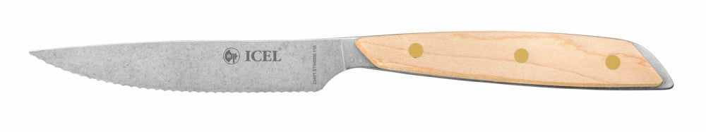 Serrated Steak Knife 11 cm – Maple Wood