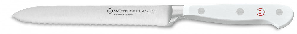 Classic White Sausage Knife 14 cm