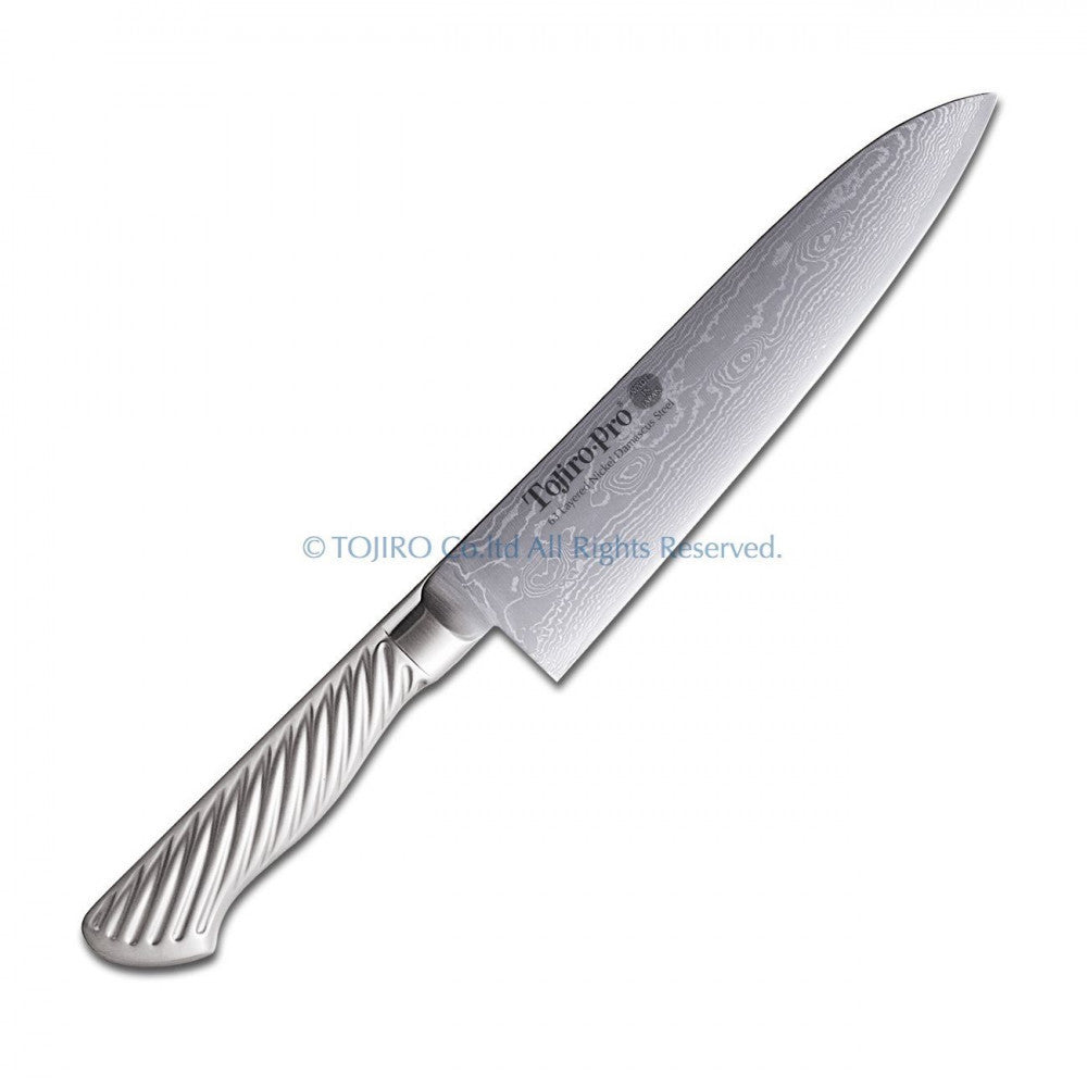 Pro Nickel Damascus Chef's Knife 180 mm – Stainless Steel
