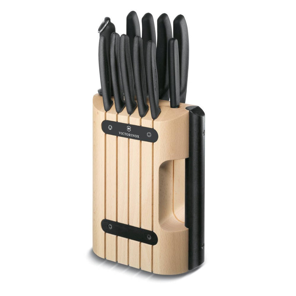 Swiss Classic Knife Block Set, 11 Pieces – Beechwood