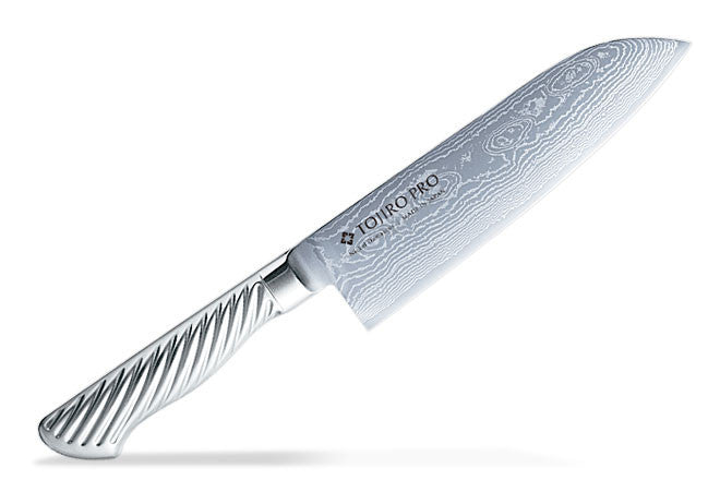 Pro Nickel Damascus Santoku 170 mm – Stainless Steel