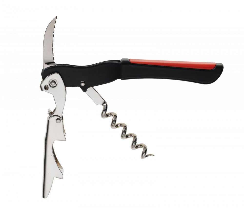 Waiter’s Friend Double Lever 12 cm – Red & Black